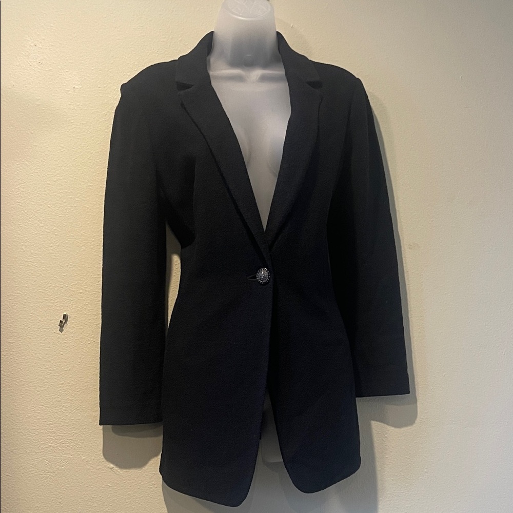 St. John Black Basic Blazer 10 - image 1